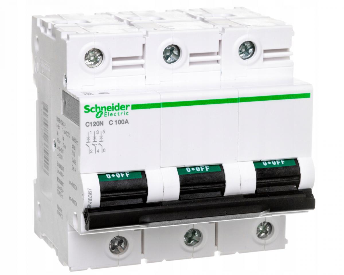 SCHNEIDER ELECTRIC Wyłącznik nadprądowy C120N-C100-3 C 100A 3-biegunowy