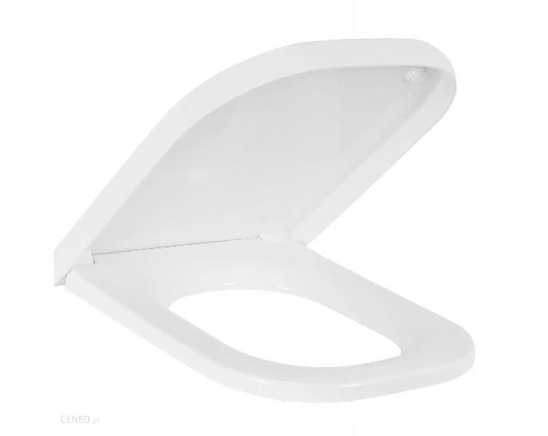 Deska WC GAP SQUARE Wolnoopadająca Duroplast Biały ROCA[7]