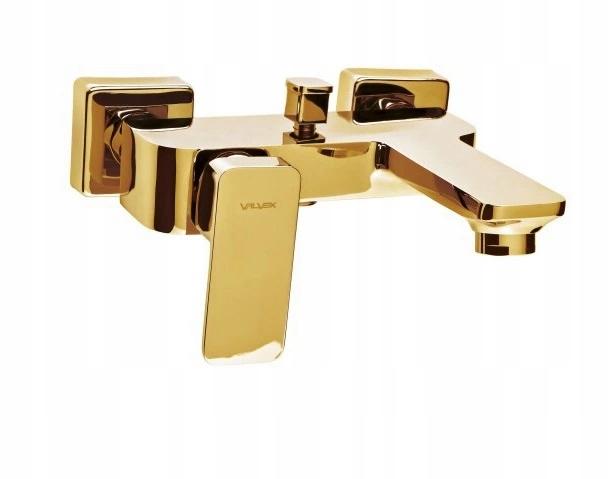 LOFT GOLD Bateria wannowa 4-otworowa stojąca