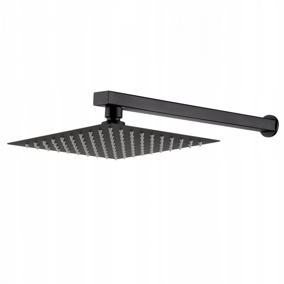 INVENA ZESTAW PODTYNKOWY Z BATERIĄ PODTYNKOWĄ 2F PAROS INVENA TREND, CZARNY