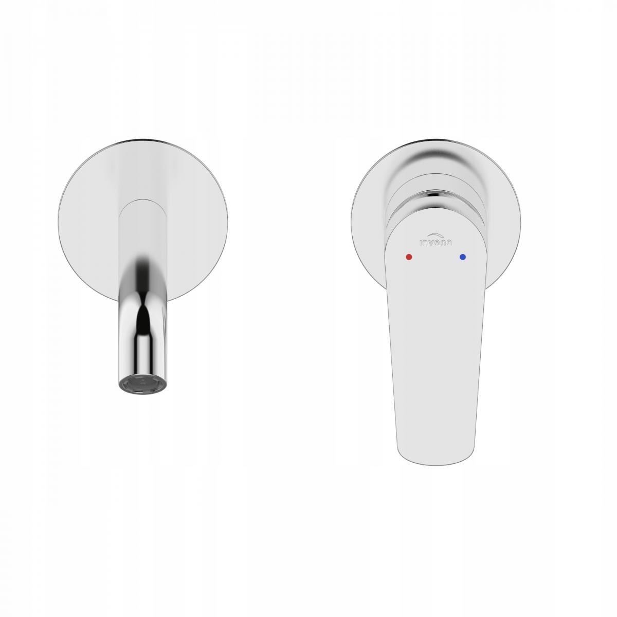 INVENA BATERIA UMYWALKOWA PODTYNKOWA ALONIA INVENA TREND, CHROM