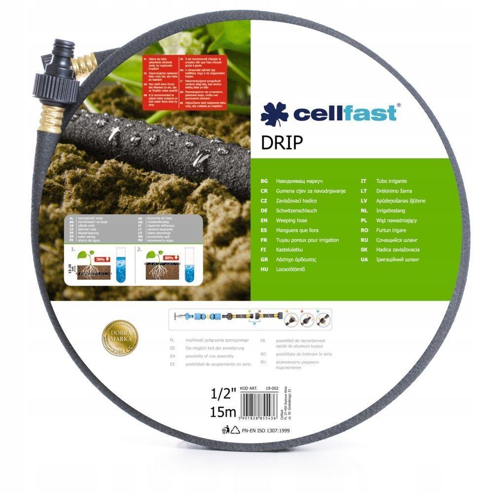 CELLFAST Wąż nawadniający DRIP 1/2, zwój o dł. 15 mb