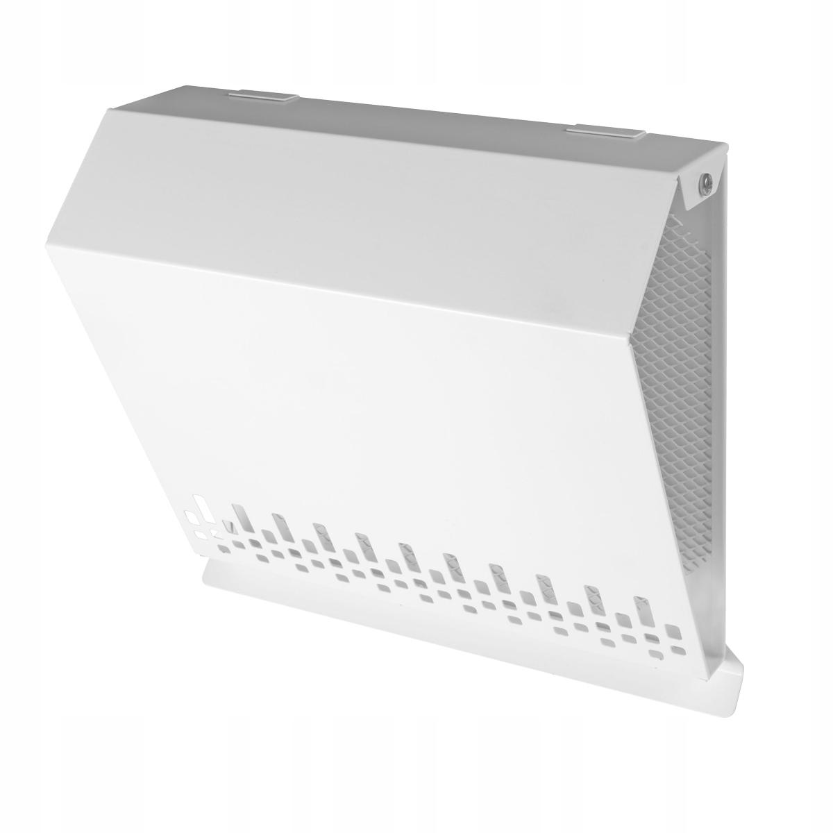 AWENTA Czerpnia ścienna metalowa fi250, biały