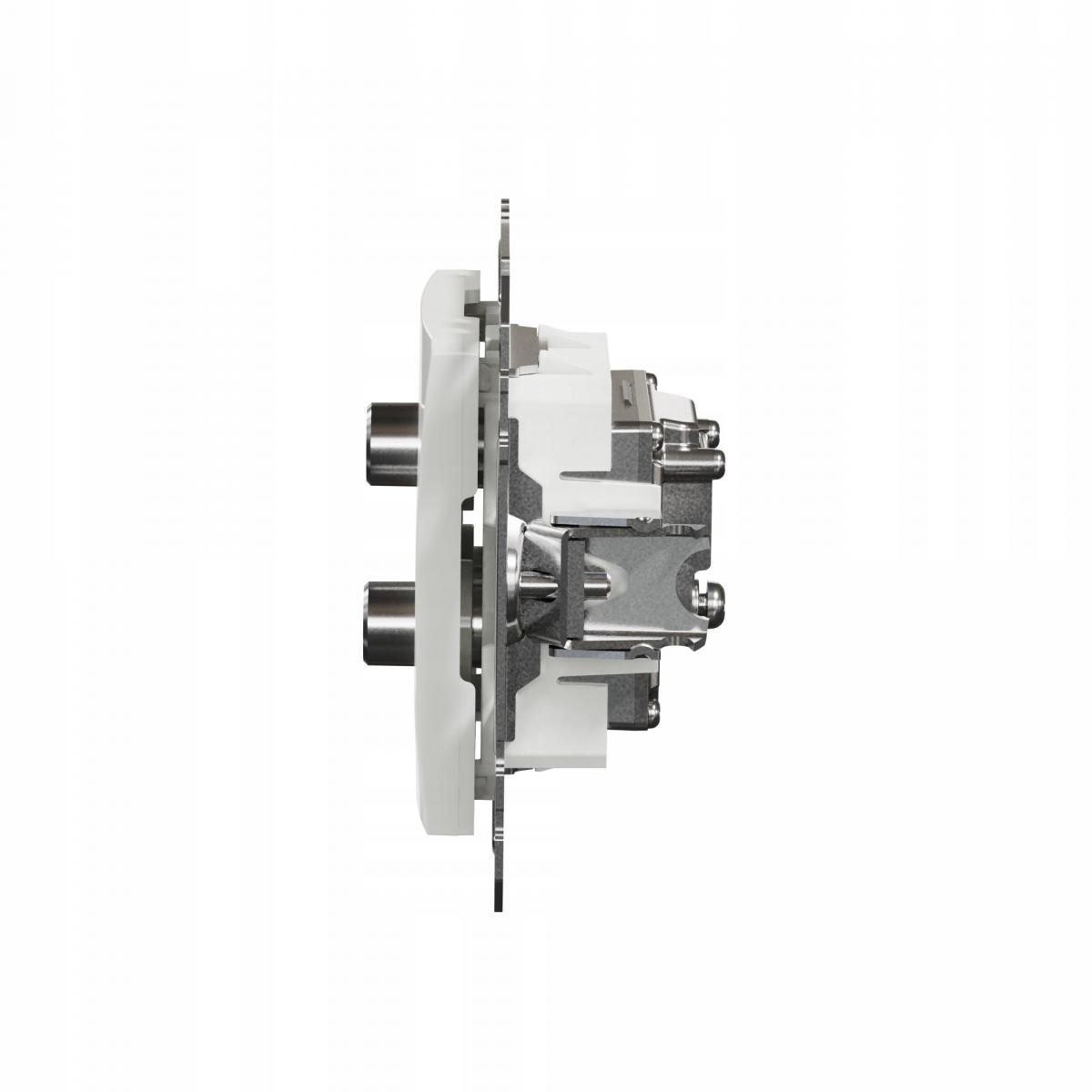 SCHNEIDER ELECTRIC Gniazdo TV/SAT/SAT końcowe (4dB), biały SEDNA DESIGN