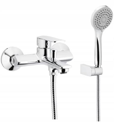 Bateria wannowa ścienna ARMATURA KRAKÓW AMAZONIT 2-otw mosiężna chrom