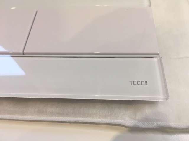 Przycisk spłukujący TECE square II podwójny do WC z metalu stal szczotkow