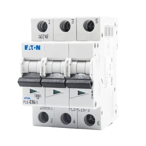 EATON Wyłącznik nadprądowy 6kA PL6-C16/3