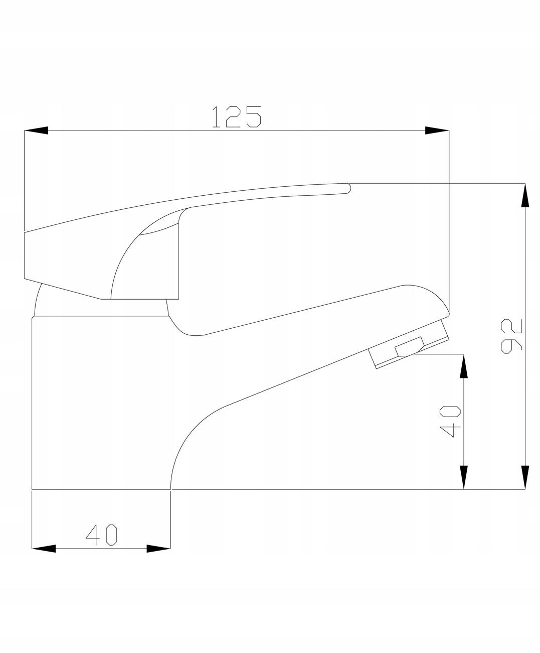 INVENA BATERIA UMYWALKOWA AVA NEW Z KORKIEM