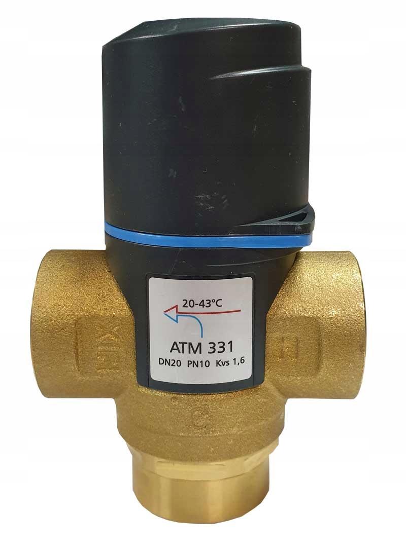 Zawór mieszający termostatyczny ATM 331 DN 20 3/4 GW 10 bar Kvs 1.6 20-43°C