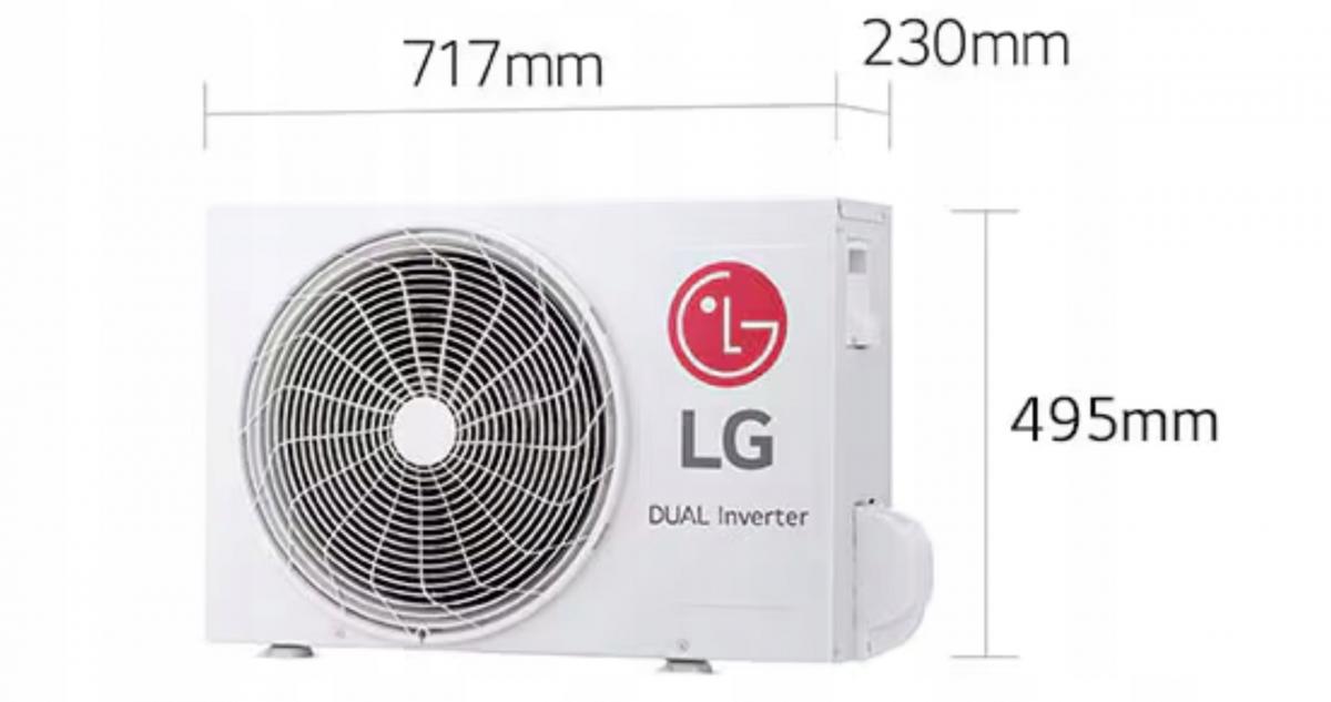 LG Klimatyzator 2,5 kW ścienny split jednostka zewnętrzna Standard 2 LG