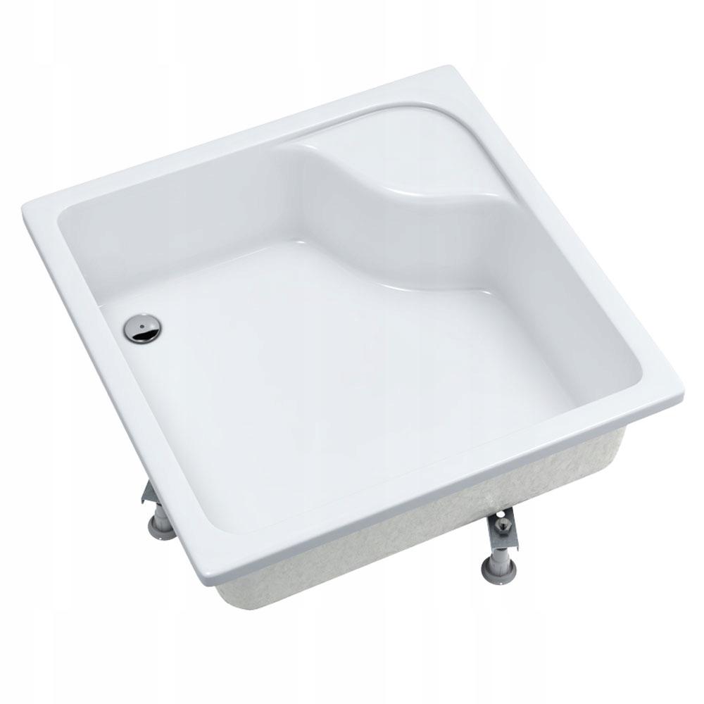 SCHEDPOL Brodzik akrylowy Doris Standard Plus 80x80x28 cm kwadratowy
