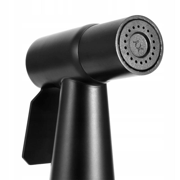 INVENA BATERIA BIDETOWA PODTYNK OKRĄGŁA, CZARNY