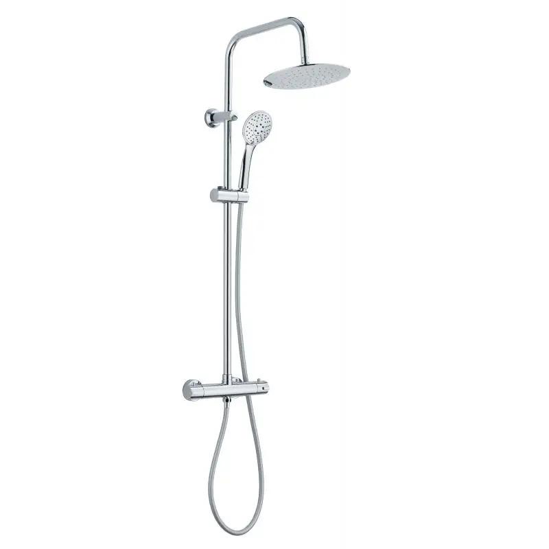 INVENA DESZCZOWNIA Z BATERIĄ TERMOSTATYCZNĄ MUSTA CHROM