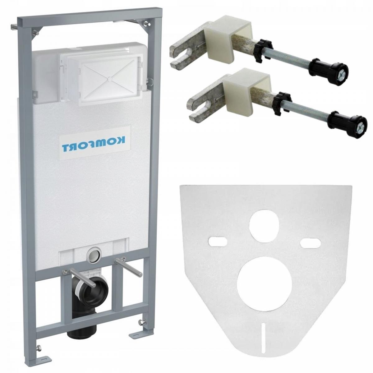 Stelaż podtynkowy do WC + mocowanie ALCADRAIN 510 x 125 x 1120 mm