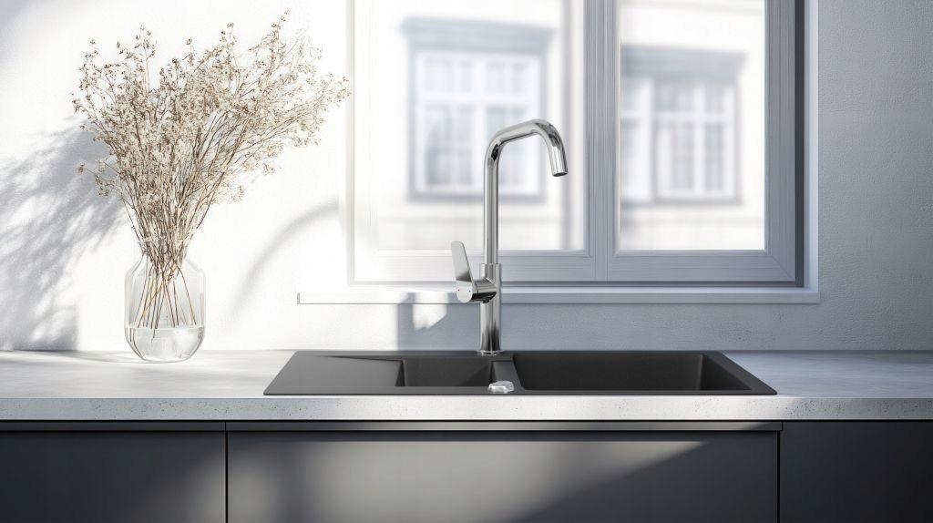 INVENA BATERIA ZLEWOZMYWAKOWA ALONIA INVENA TREND, CHROM