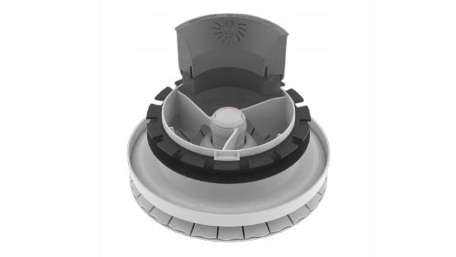 ZEHNDER Anemostat nawiewny ComfoValve Luna S125, Black