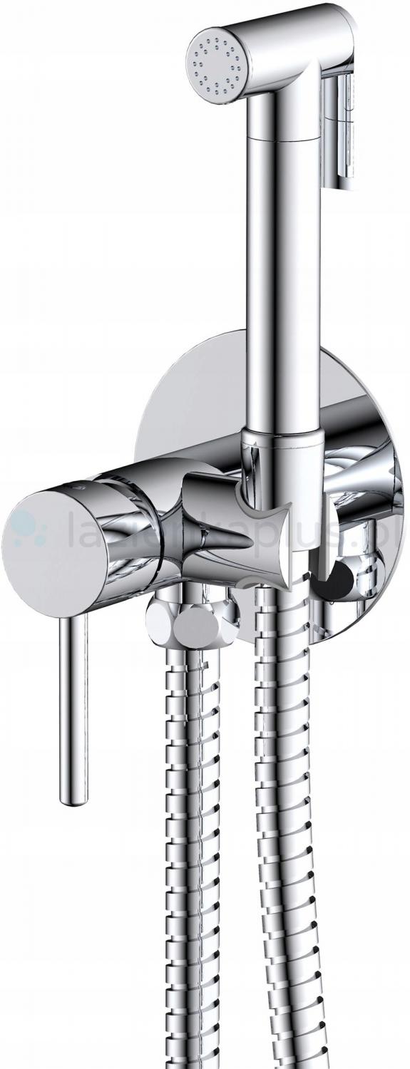 Bateria bidetowa podtynk ARMATURA KRAKÓW MOZA 1-otw. mosiężna czarna