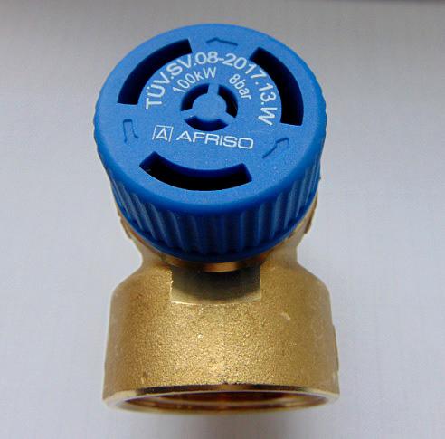 AFRISO Zawór bezpieczeństwa MSW 3/4 cala x 1 cal 6 bar do instalacji C.W.U.