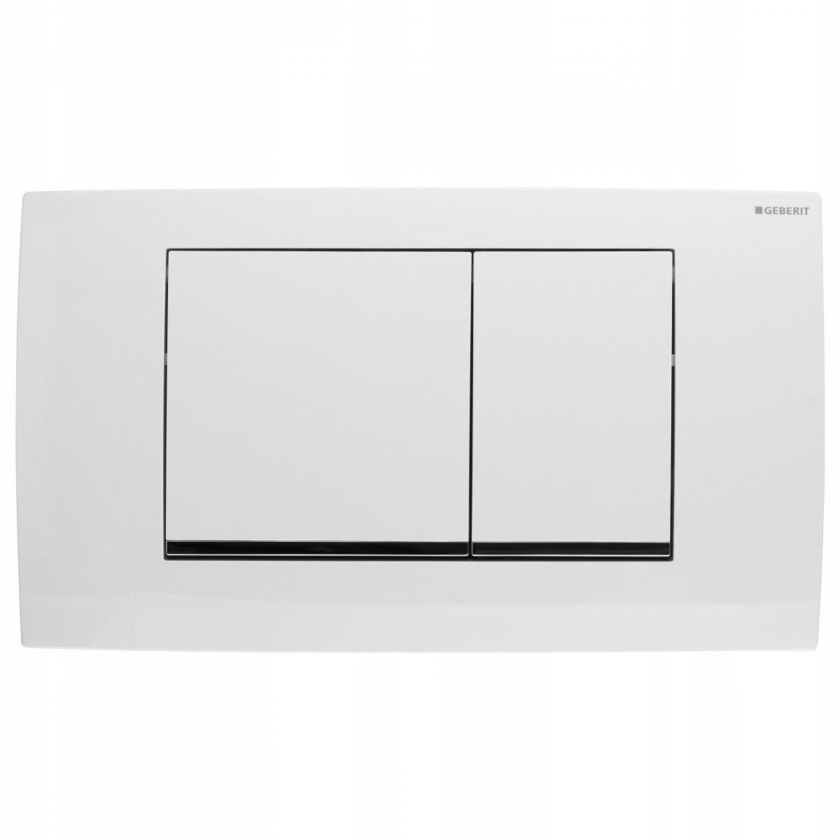 Przycisk spłukujący GEBERIT Twinline30 przedni biały 340x185x32 mm