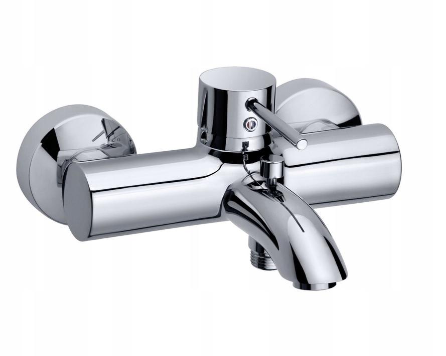 Bateria wannowo-natryskowa ścienna KLUDI VITALLE VISE 2-otw mosiężna chrom