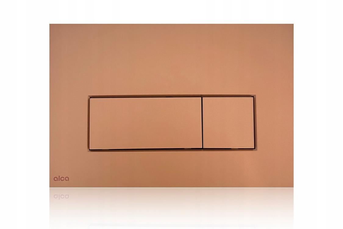 Przycisk sterujący ALCADRAIN do systemów podtynk red gold - mat