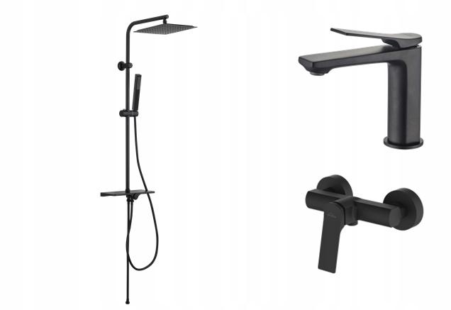 INVENA BATERIA UMYWALKOWA NERI INVENA TREND CZARNA