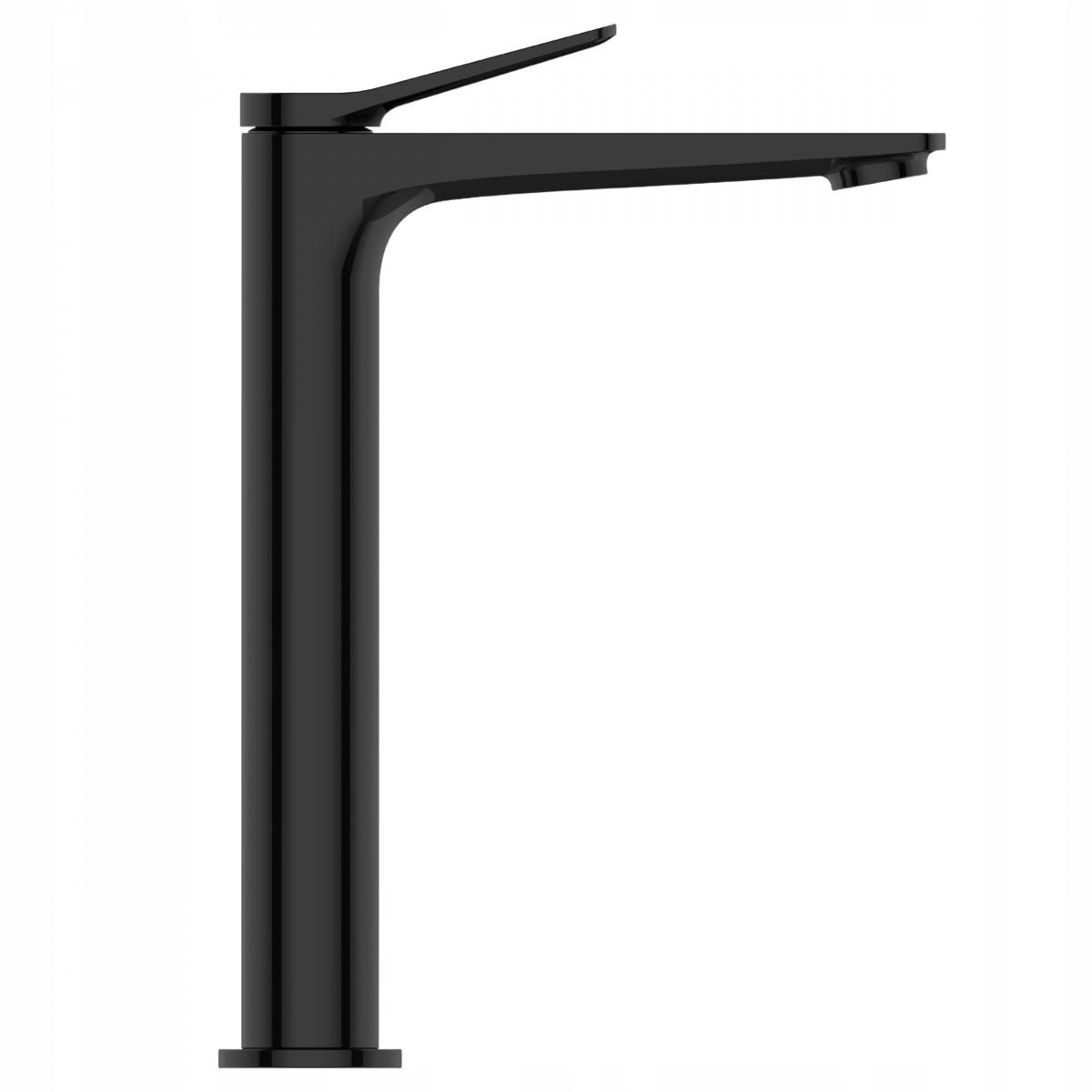 INVENA BATERIA UMYWALKOWA WYSOKA ALONIA INVENA TREND, CZARNY POŁYSK