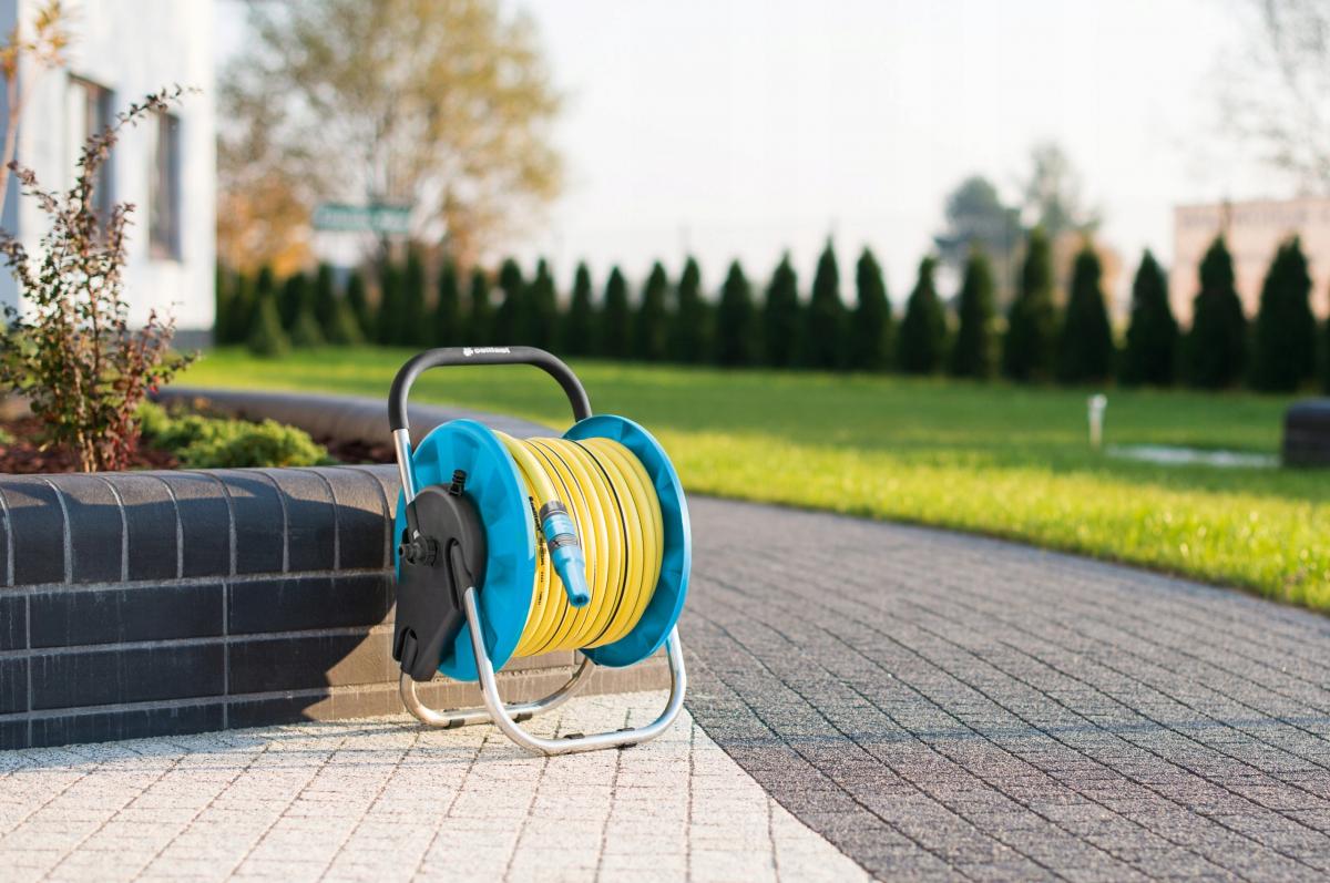 CELLFAST Stojak na wąż Aluplus 60mb 1/2