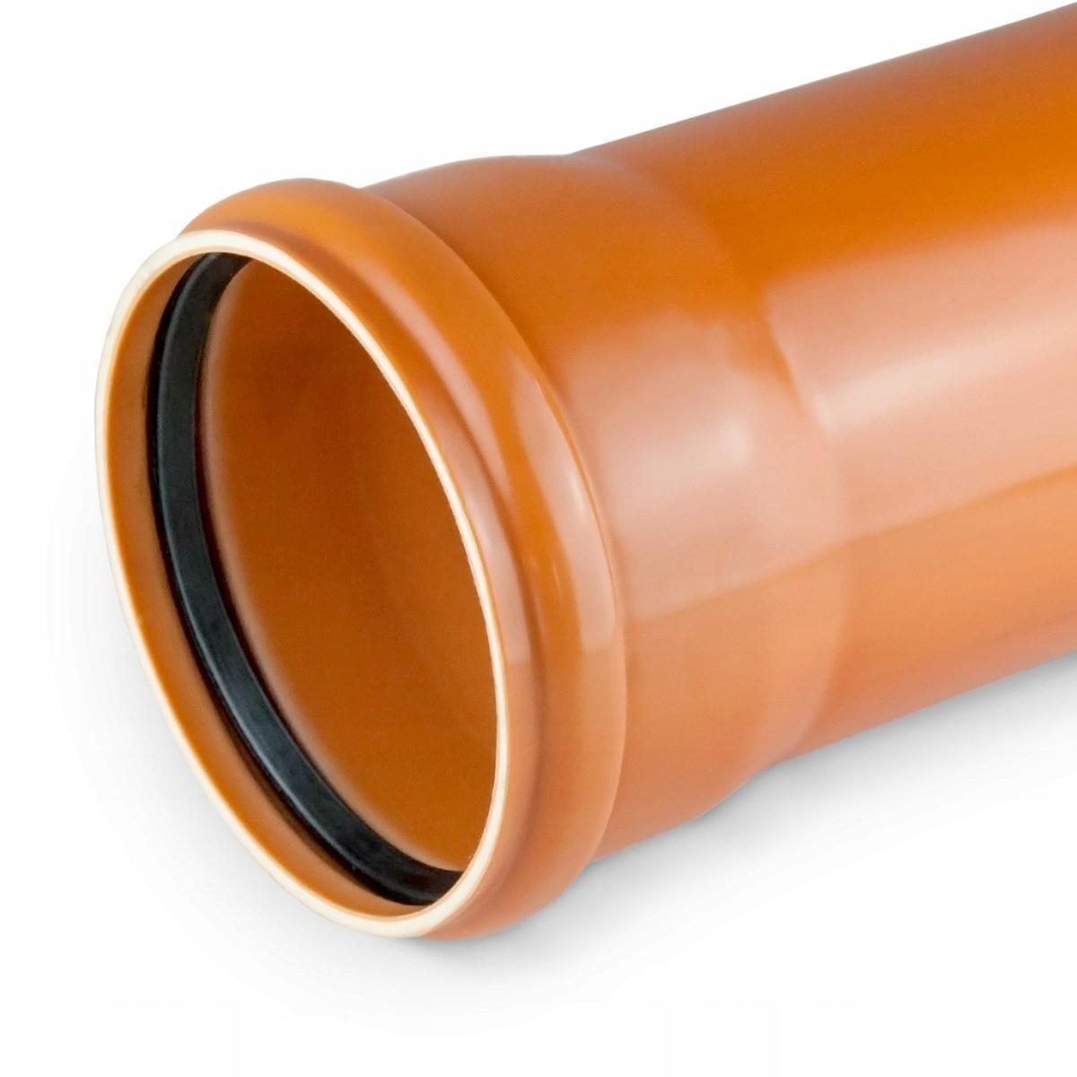 Rura kanalizacyjna zewnętrzna PVC 200X5.9X1000 SN8 KL.S ML (multilayer, spi