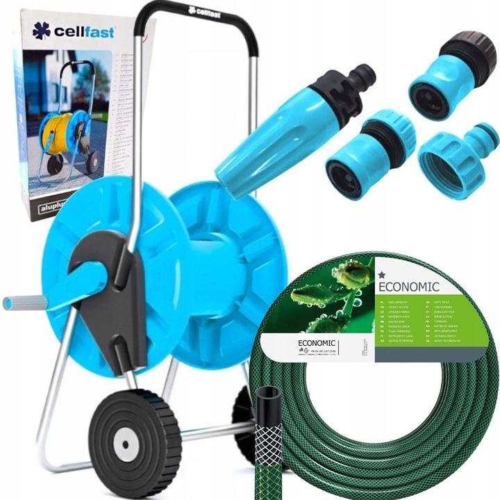 CELLFAST Wózek na wąż Aluplus 60mb 1/2