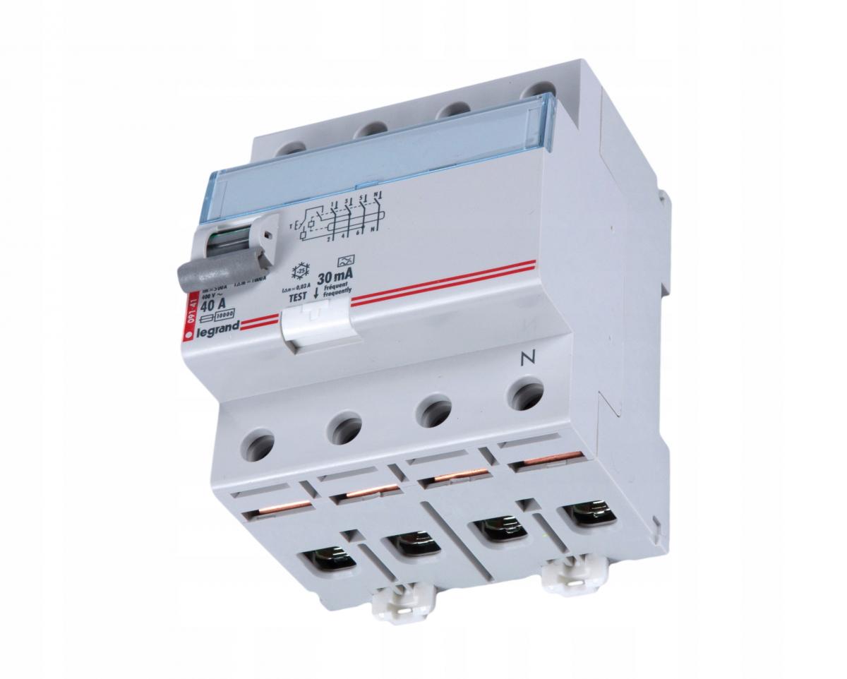 LEGRAND Wyłącznik różnicowoprądowy P304 4P 40A 30MA TYP A TX3