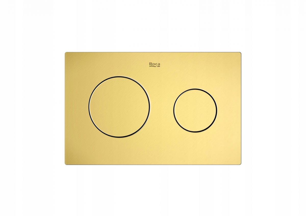 Przycisk ROCA PL10 ONE podwójny Brushed Gold