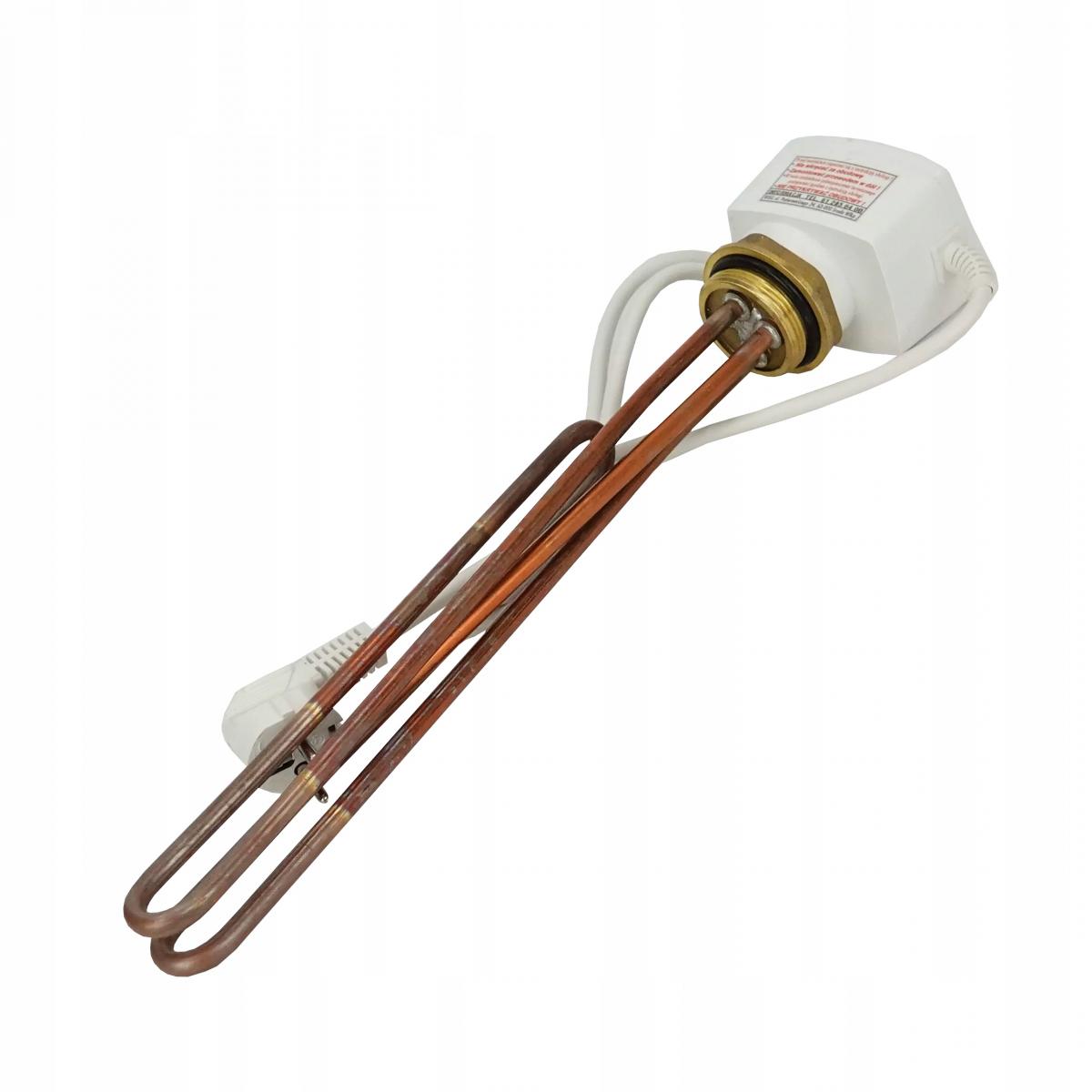 Grzałka elektryczna typ 50 3 kW 230 V 1 1/2 z termostatem KOSPEL GRW-3.0kW