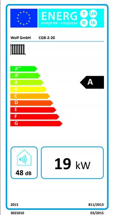 Kocioł gazowy WOLF CGB-2-20kW modułem z wyśw. 1 - funkcyjny 48h