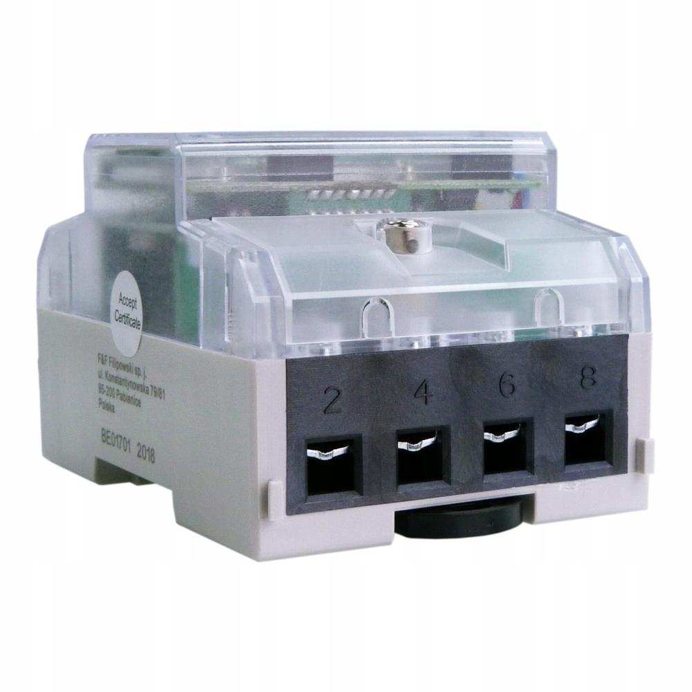 Licznik energii elektrycznej LE-02d - trójfazowy, wyświetlacz LCD, kl.1, 3x