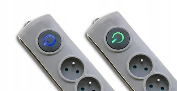 QOLTEC Listwa antyprzepięciowa Quick Switch 6 gniazd 1.8m
