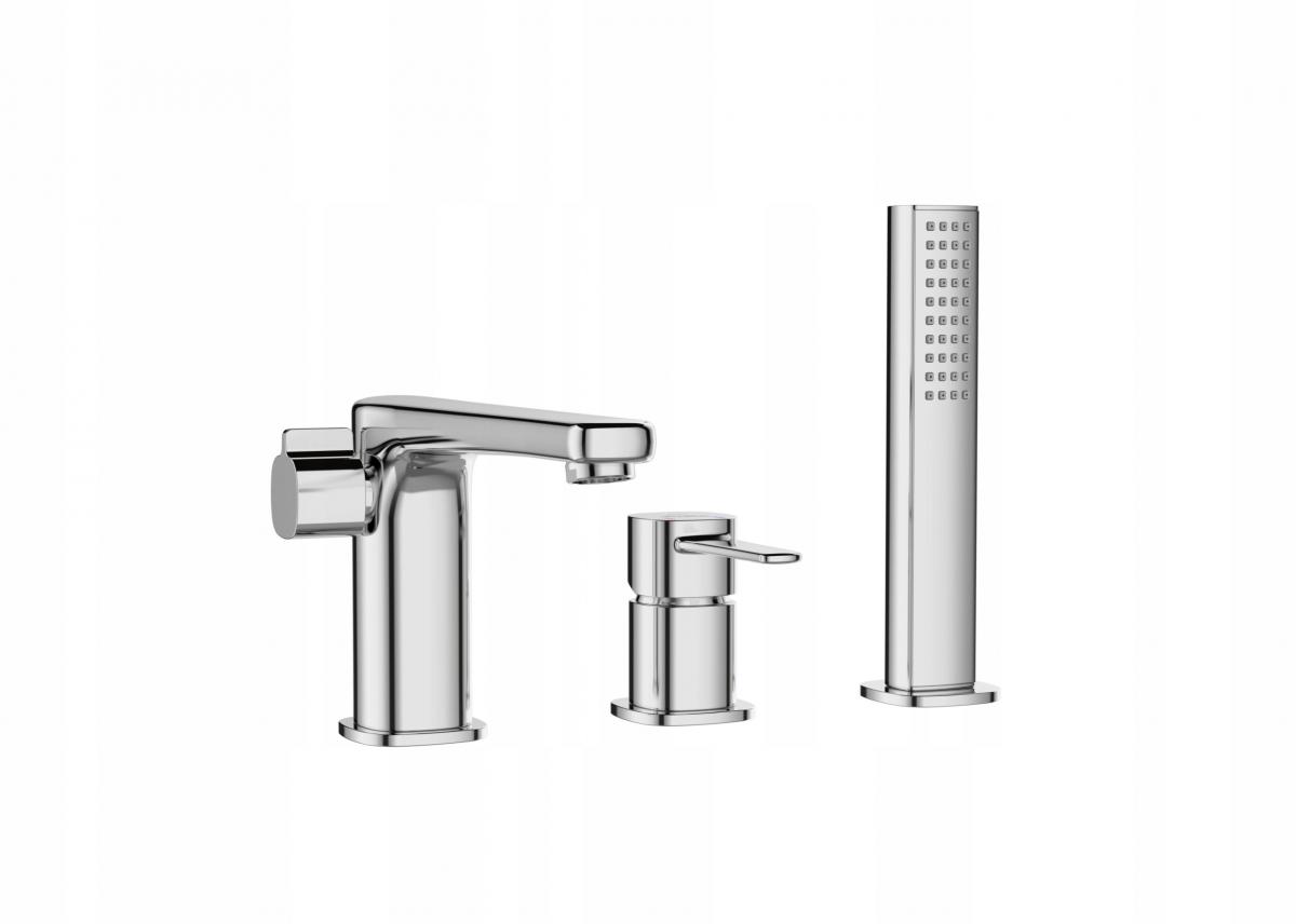 INVENA BATERIA WANNOWA 3 OTWOROWA GLAMOUR INVENA TREND CHROM