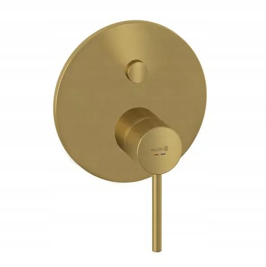 Bateria wannowo-natryskowa do montaż z el podtynk KLUDI BOZZ 1-uchwyt złoty