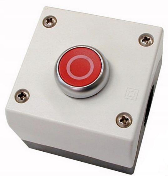 EATON Napęd M22-D-R-X0/KC11/I przycisk płaski czerwony 1Z1R bez samopowrotu