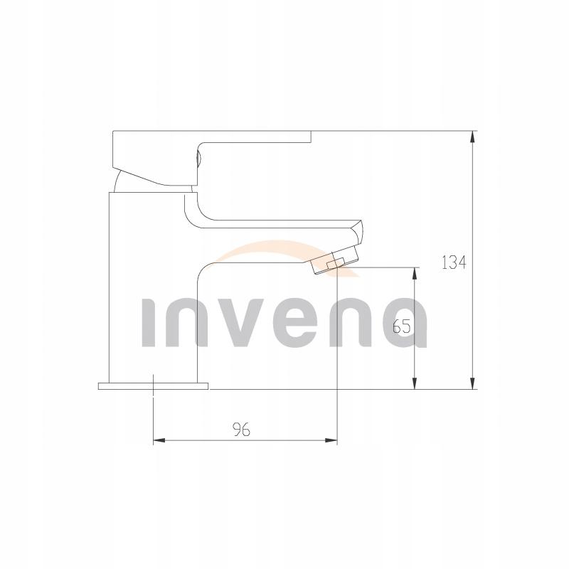 Bateria umywalkowa INVENA VERSO 48h