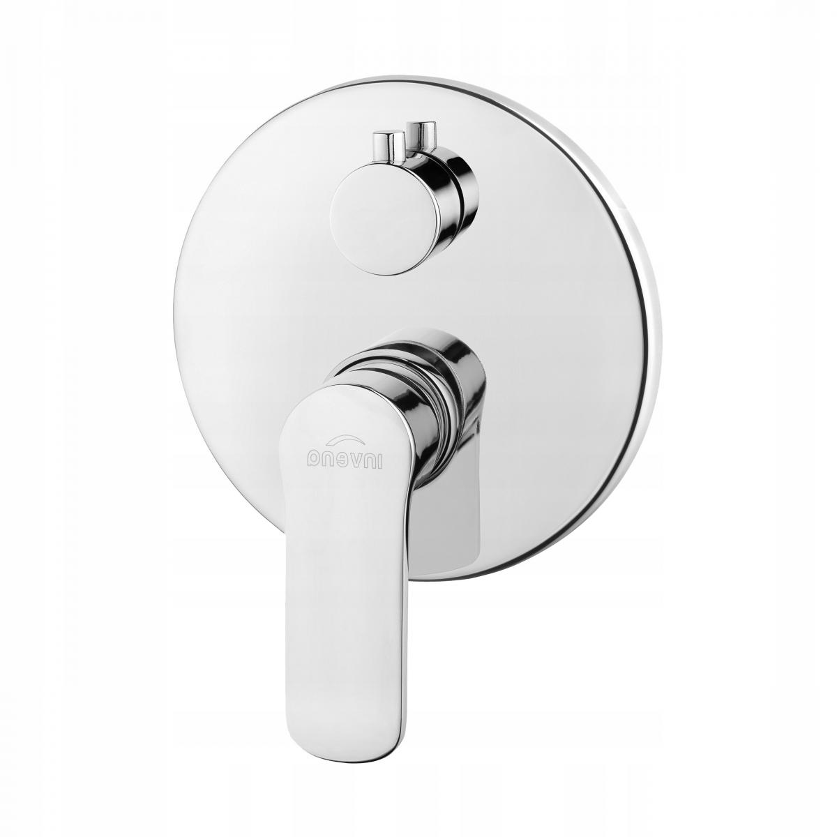 Bateria natryskowa INVENA podtynkowa SIROS 2-funkcyjna 48h