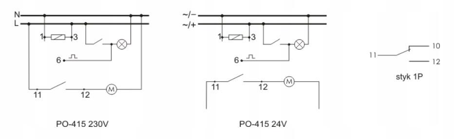 F&F Przekaźnik czasowy PO-415 1-60S 230V