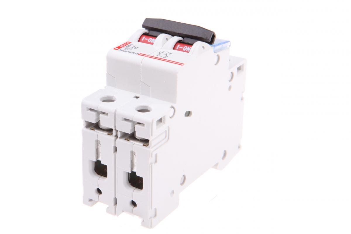 LEGRAND Wyłącznik nadprądowy S 302 2P B 10A 6000A TX3