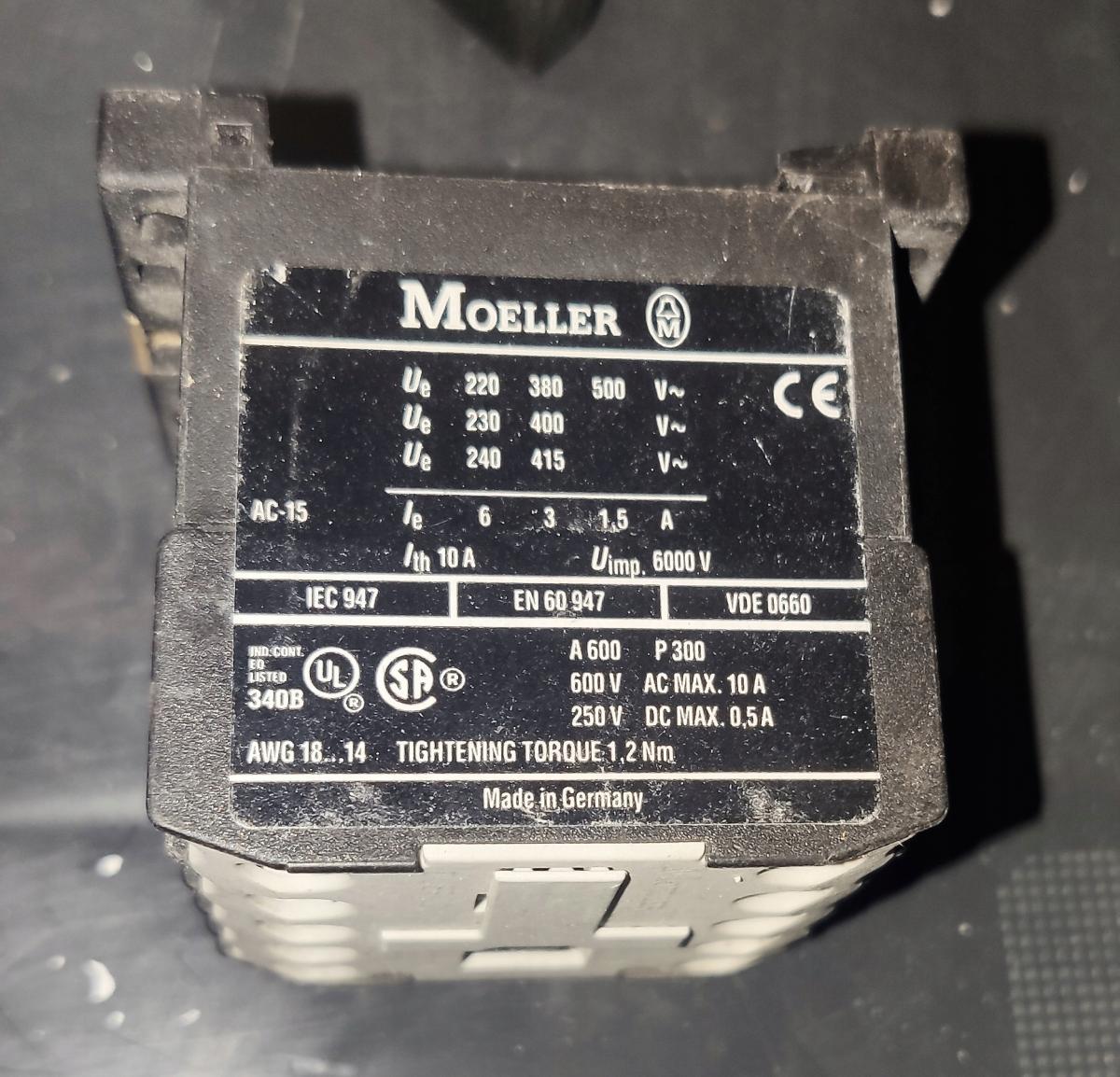 EATON Stycznik pomocniczy AC-15 I=3A 2Z 2R DILER-22(230V50HZ,240V60HZ)
