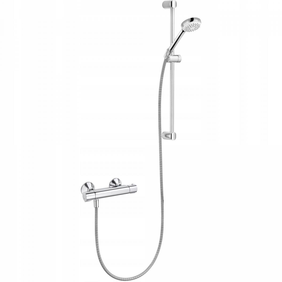 Zestaw prysznicowy KLUDI LOGO SHOWER DUO L = 600 mm chrom