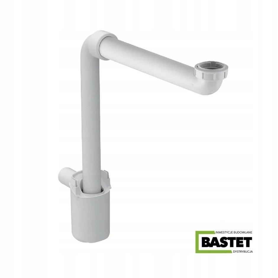 GEBERIT Syfon umywalkowy, model do niewielkich pomieszczeń, d32, biały