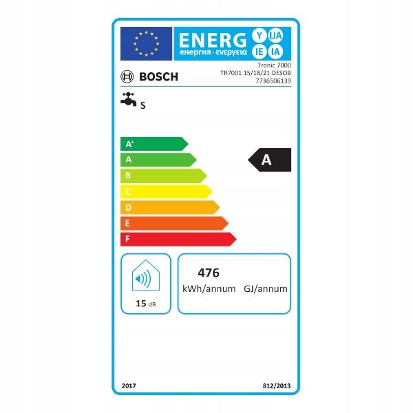 Podgrzewacz wody BOSCH TRONIC TR7001 15-21kW 48h