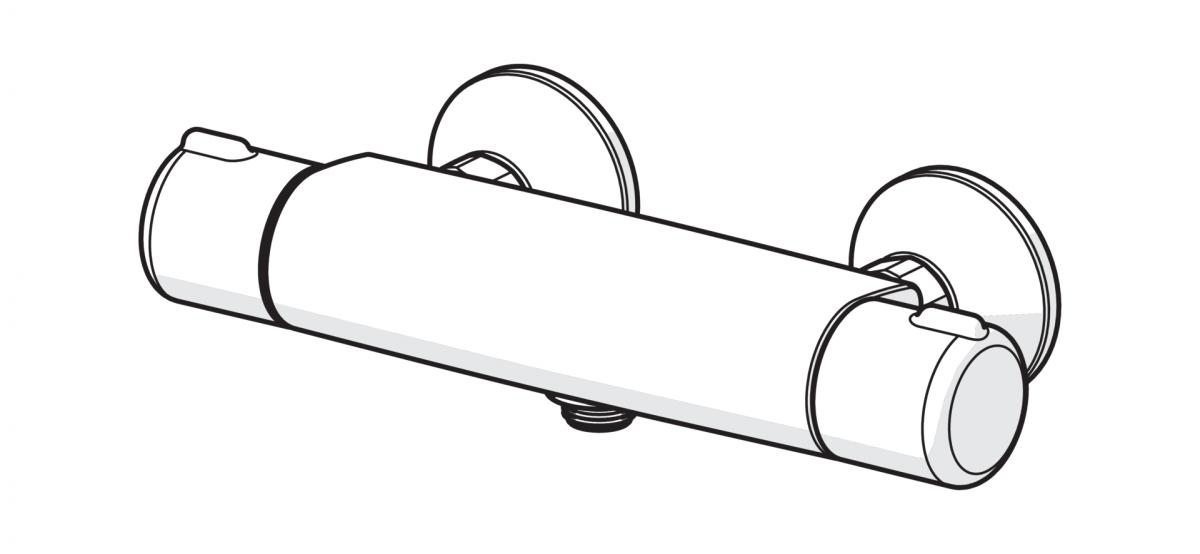 ORAS Bateria prysznicowa Nova 150cc, G1 / 2