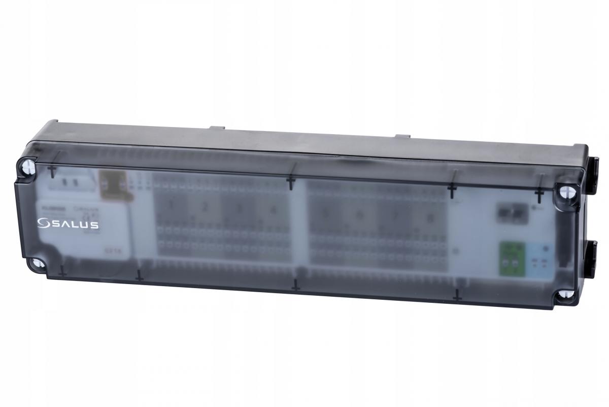 SALUS Listwa centralna ogrzewania podłogowego przewodowa 8-strefowa KL08NSB