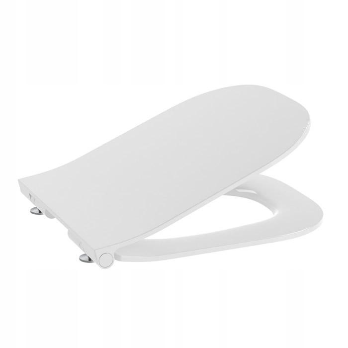 Deska GAP SQUARE COMPACTO Slim Wolnoopadająca Duroplast Biały ROCA